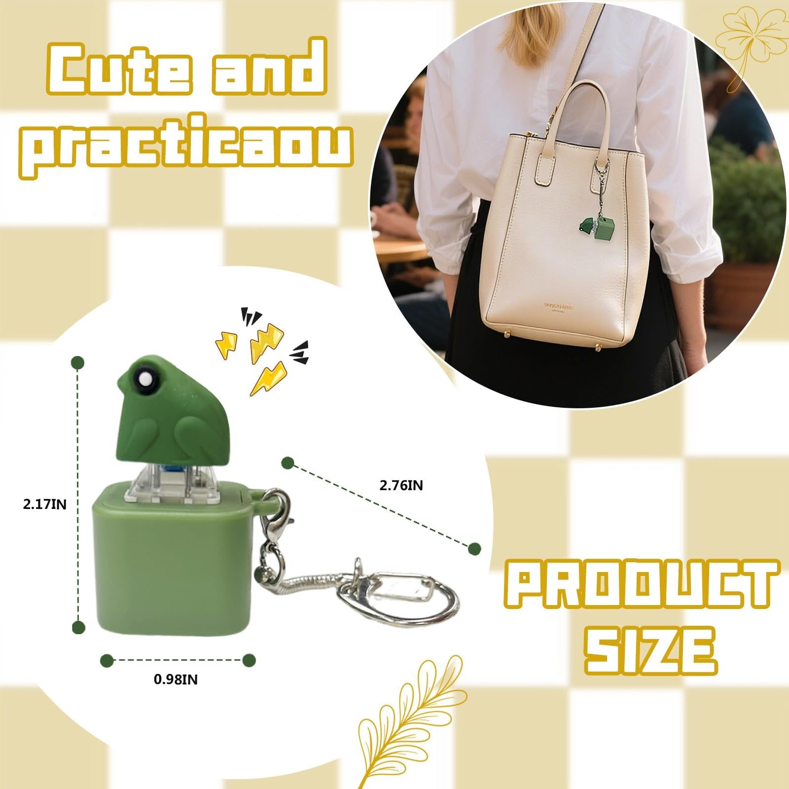 FroGlow Quakender Schlüsselanhänger – Stress reduzieren