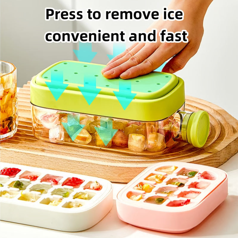 Press-To-Cold Eiswürfelform & Wasserkocher