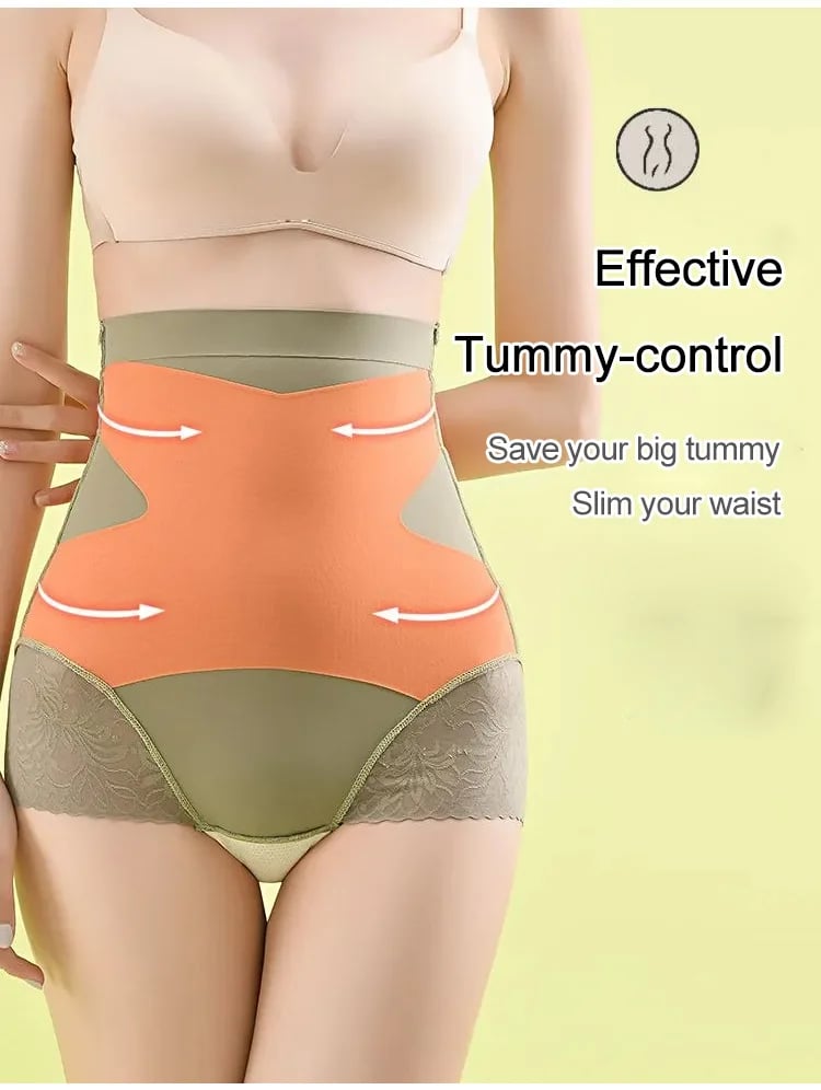 Nahtloser Slip mit hoher Taille