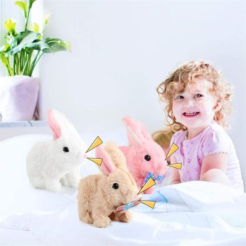 PlüschHase™️ Sicherer Spielspaß für Kinder mit simulierten Kaninchenbewegungen | 50% RABATT