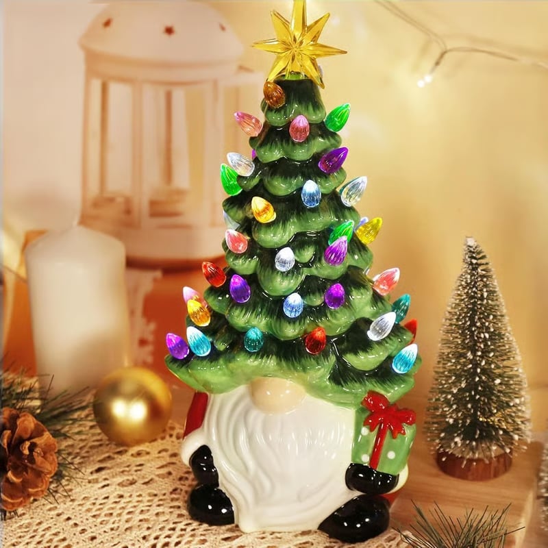 LightUpGnome – DIY Leuchtender Weihnachtswichtel-Baum