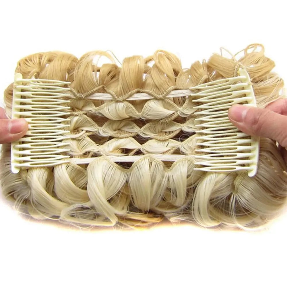 GlamBun™ – Unordentlicher Locken-Dish-Bun | 1+1 GRATIS