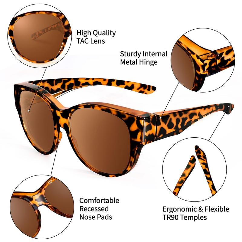 OptiShade™ – Polarisierte Überbrille für Klaren Blick bei Sonne | 1+1 GRATIS