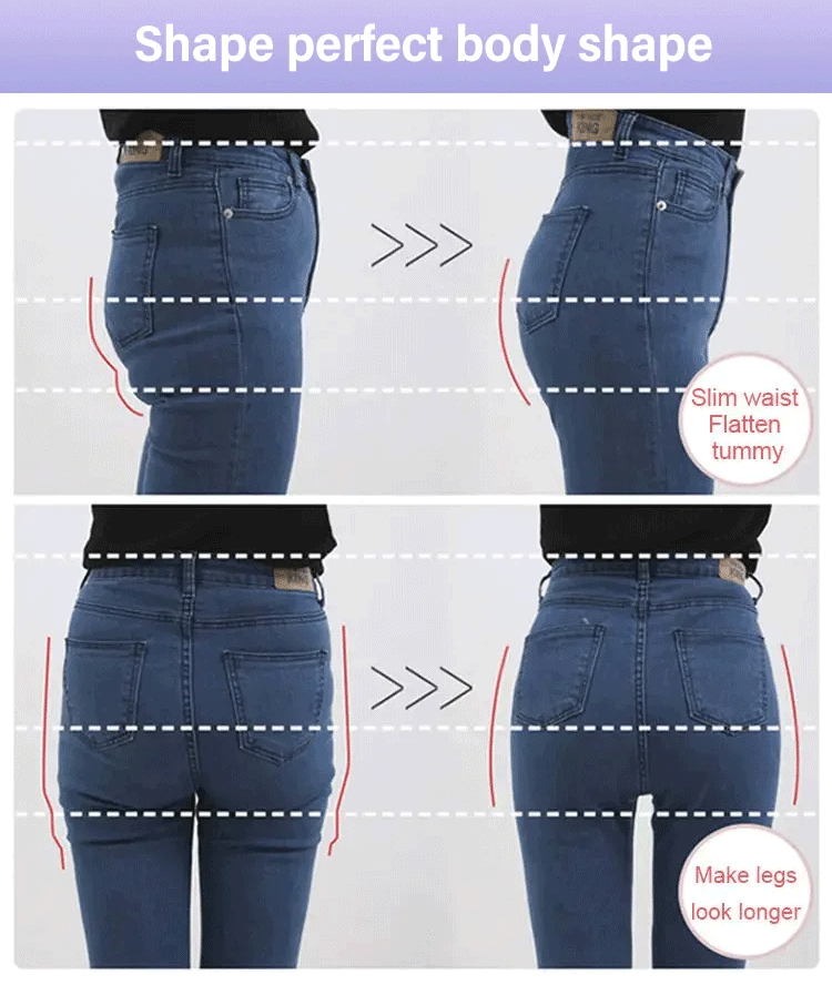 Nahtloser Slip mit hoher Taille