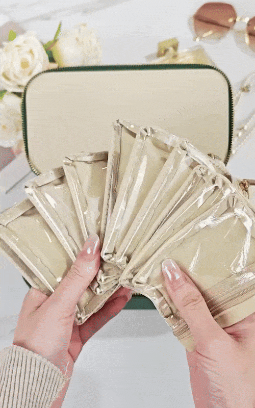 Kompakter Make-up-Box mit Kleinen Beuteln