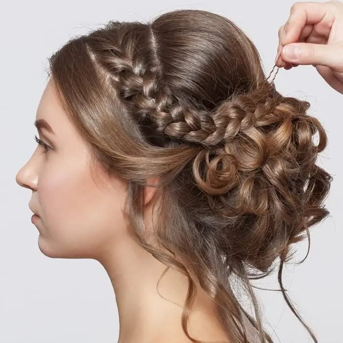 GlamBun™ – Unordentlicher Locken-Dish-Bun | 1+1 GRATIS