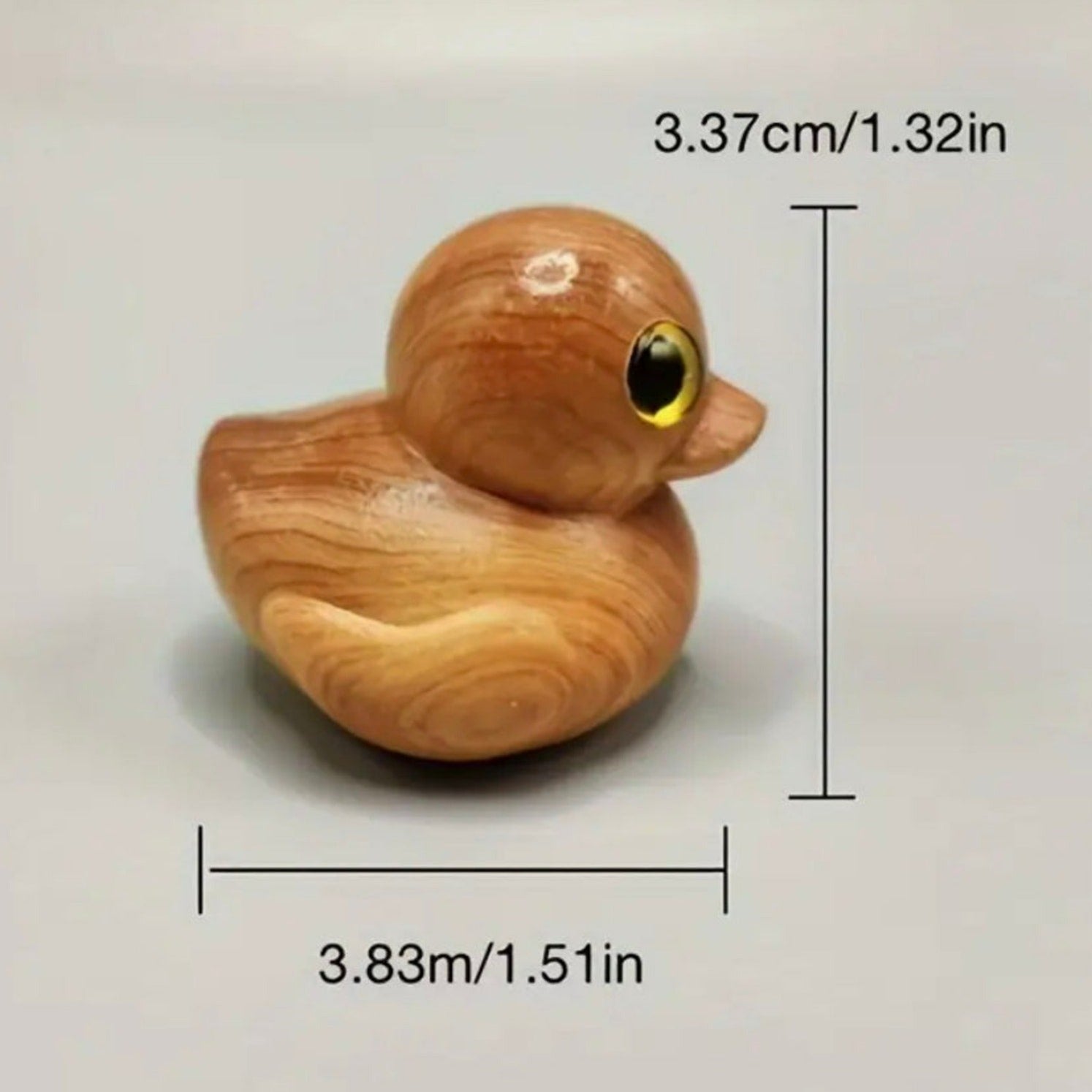 Handmade Wooden Rubber Duck