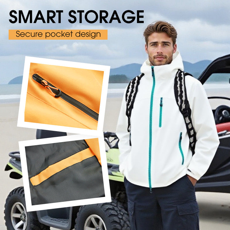 StormGuard – Wasserdichte Sportjacke mit Kapuze