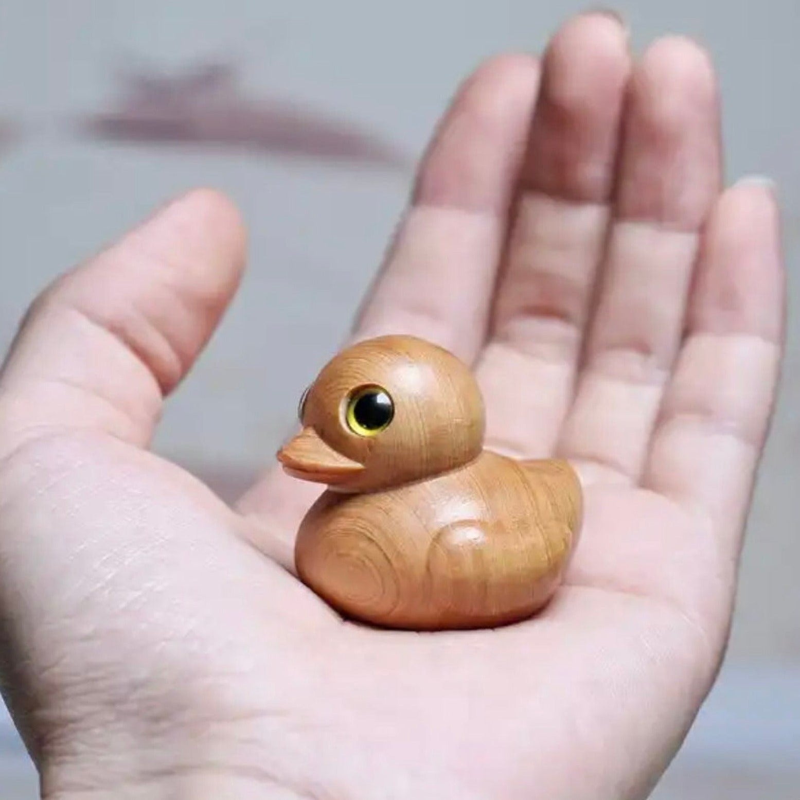 Handmade Wooden Rubber Duck