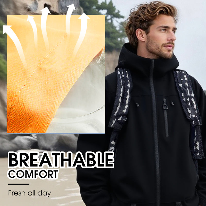 StormGuard – Wasserdichte Sportjacke mit Kapuze