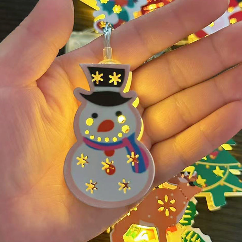 NordicGlow – Weihnachts LED-Eisen-Dekolichterkette