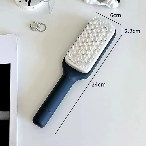 CleanBrush™ – Rotierende Selbstreinigungs-Haarbürste | 1+1 GRATIS