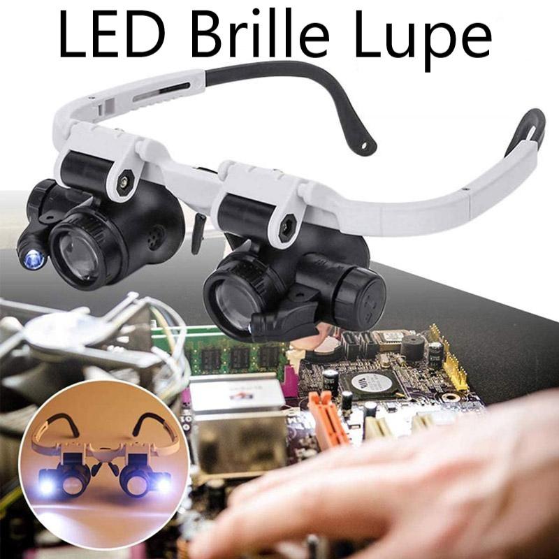 LED Brille Lupe | 50% RABATT