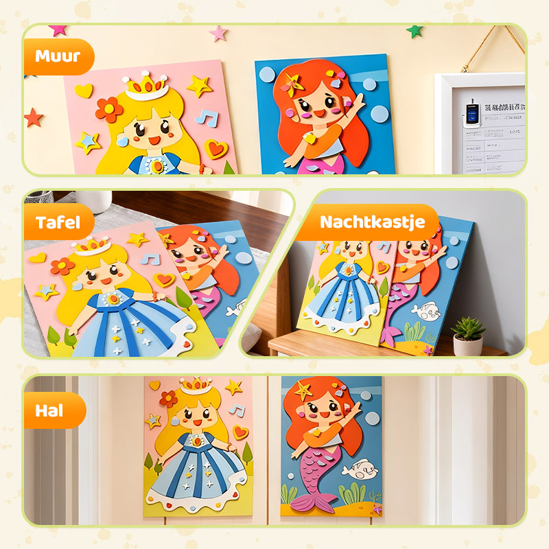 CraftyKids – DIY 3D EVA Bastelsticker