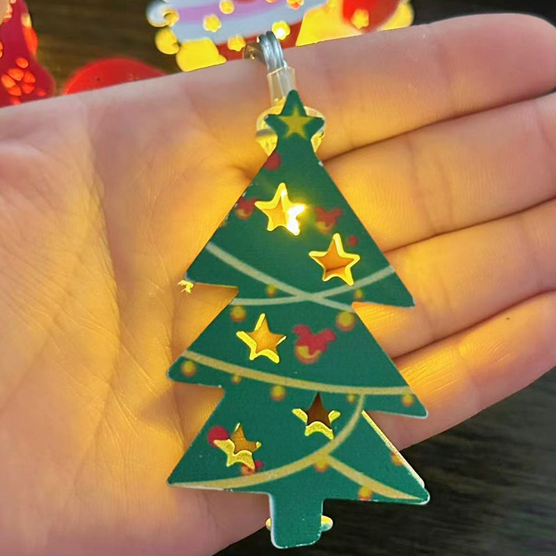 NordicGlow – Weihnachts LED-Eisen-Dekolichterkette