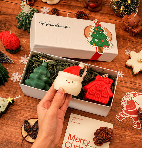 FestiveGlow – Weihnachtsduft-Kerzen-Set im Geschenkbox