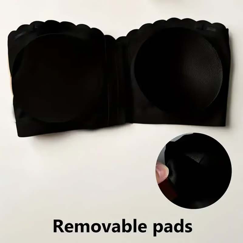 SlipFree™ – Nahtloser Bandeau-BH mit Vorderverschluss | 1+1 GRATIS