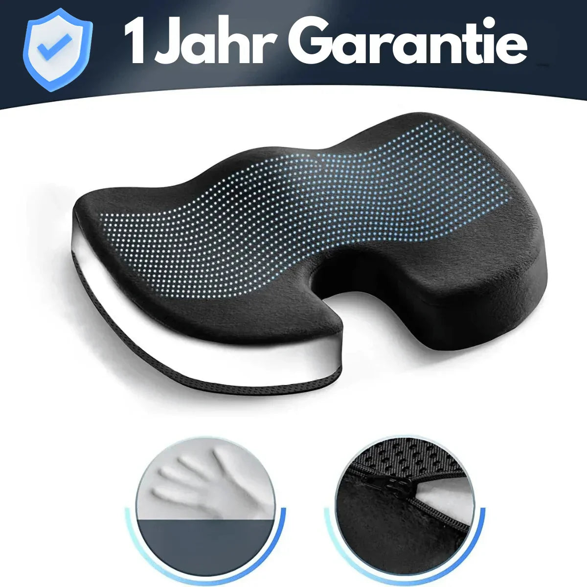 Orthopädisches 4D-Sitzkissen
