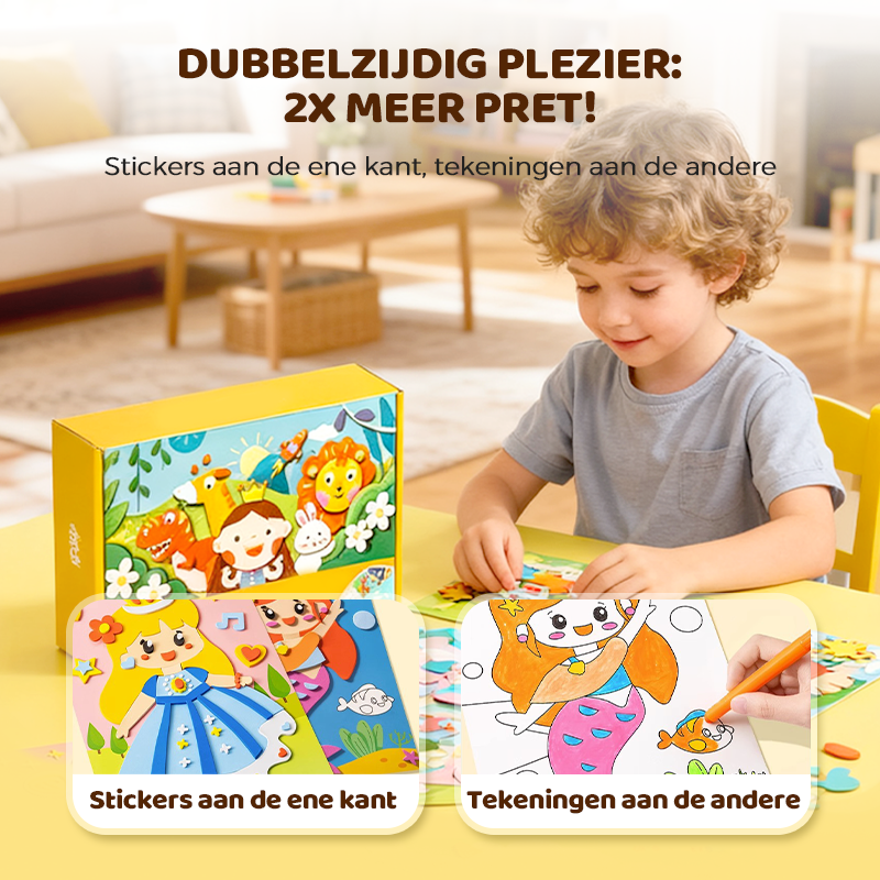 CraftyKids – DIY 3D EVA Bastelsticker