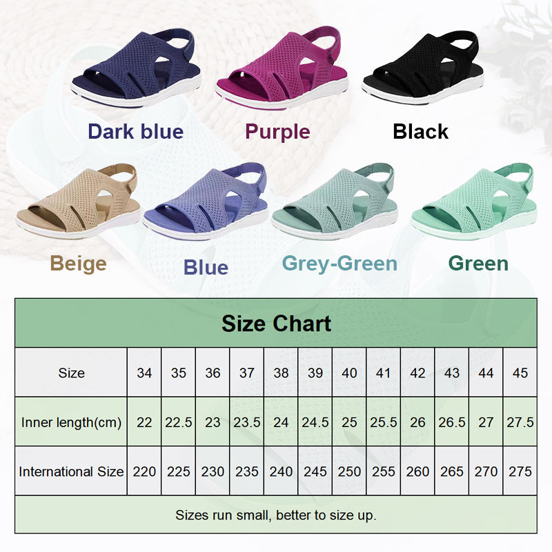 OrthoBreeze™ Damen-Sandalen – Atmungsaktiver Komfort & orthopädische Unterstützung für jeden Schritt
