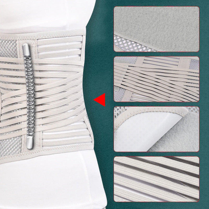 Hitzegepresstes Netz Atmungsaktiver Stahlplatten-Träger-Taillenprotektor