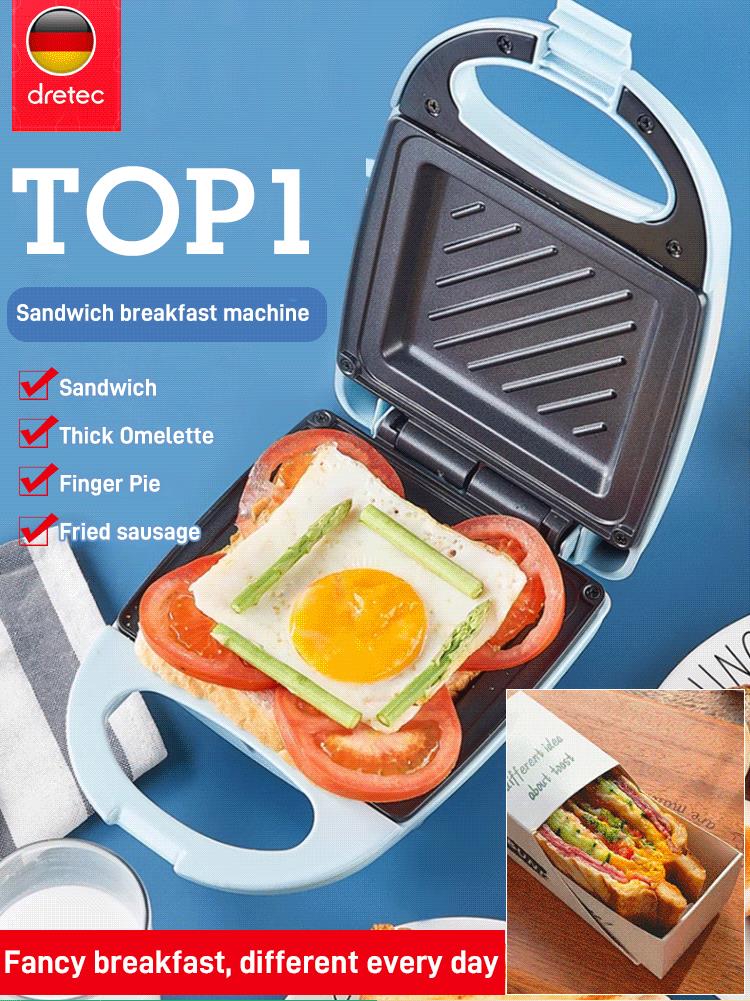 SnackMaster- Multifunktionaler Frühstücks-Sandwich-Maker | 50% RABATT