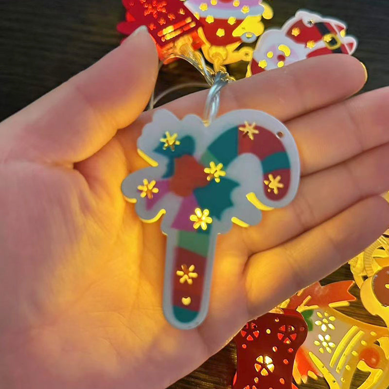 NordicGlow – Weihnachts LED-Eisen-Dekolichterkette