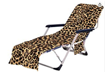 Sonnenliegen-Handtuch in Tasche mit Aufbewahrungstaschen