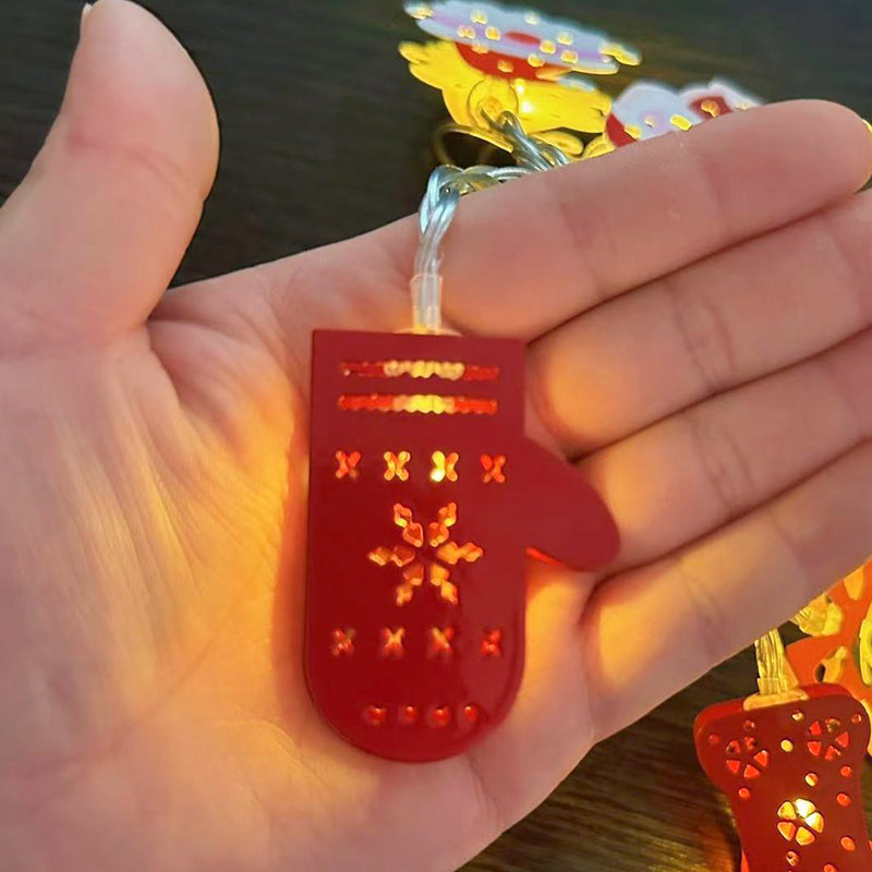 NordicGlow – Weihnachts LED-Eisen-Dekolichterkette