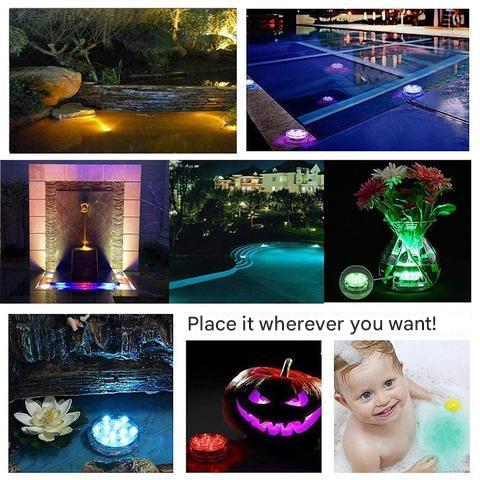 GlowRipple™ – Wasserdichtes LED-Licht für Magische Wasser-Momente | 1+1 GRATIS