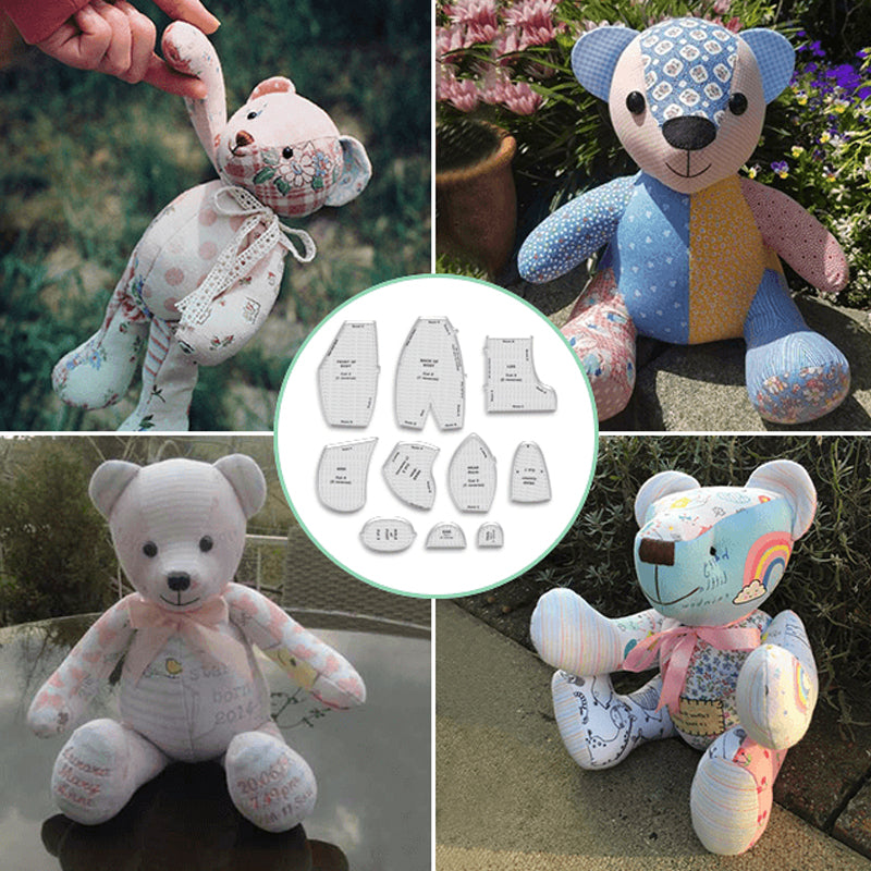 Ocerar™ Memory Bear Schablonen Lineal Set | 50% RABATT