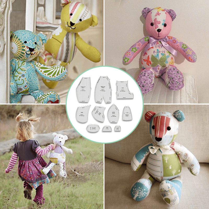 Ocerar™ Memory Bear Schablonen Lineal Set | 50% RABATT