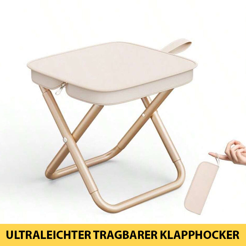 Tragbarer Klapphocker | 50% RABATT