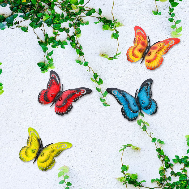Simulation Schmetterling Garten Ornamente