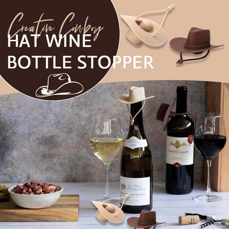Kreativer Cowboyhut Weinflaschenverschluss | 1+2 GRATIS