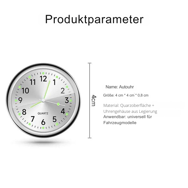 Mini-Auto-Leuchtuhr Elektronisches Dashboard Quarzuhr | 50% RABATT