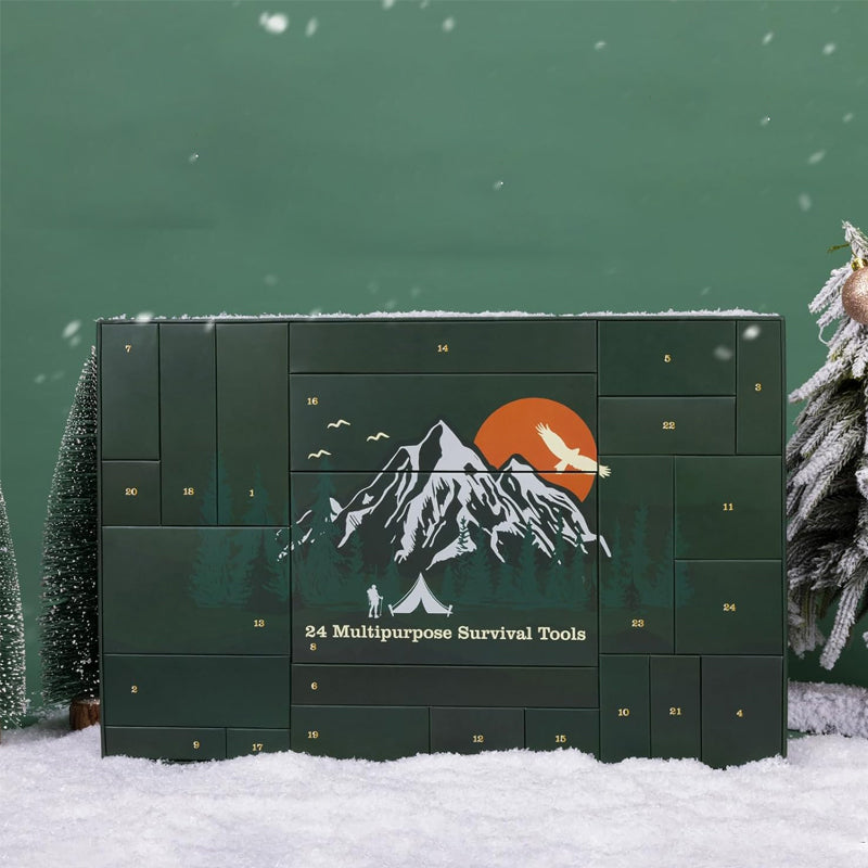 WildWeg  - Adventskalender Survival Kits für Männer - 24 Tage | 50% RABATT