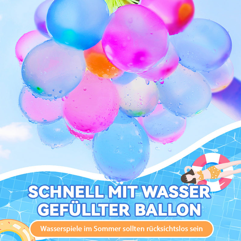 Mehrere schnell befüllbare, selbstdichtende Wasserballons