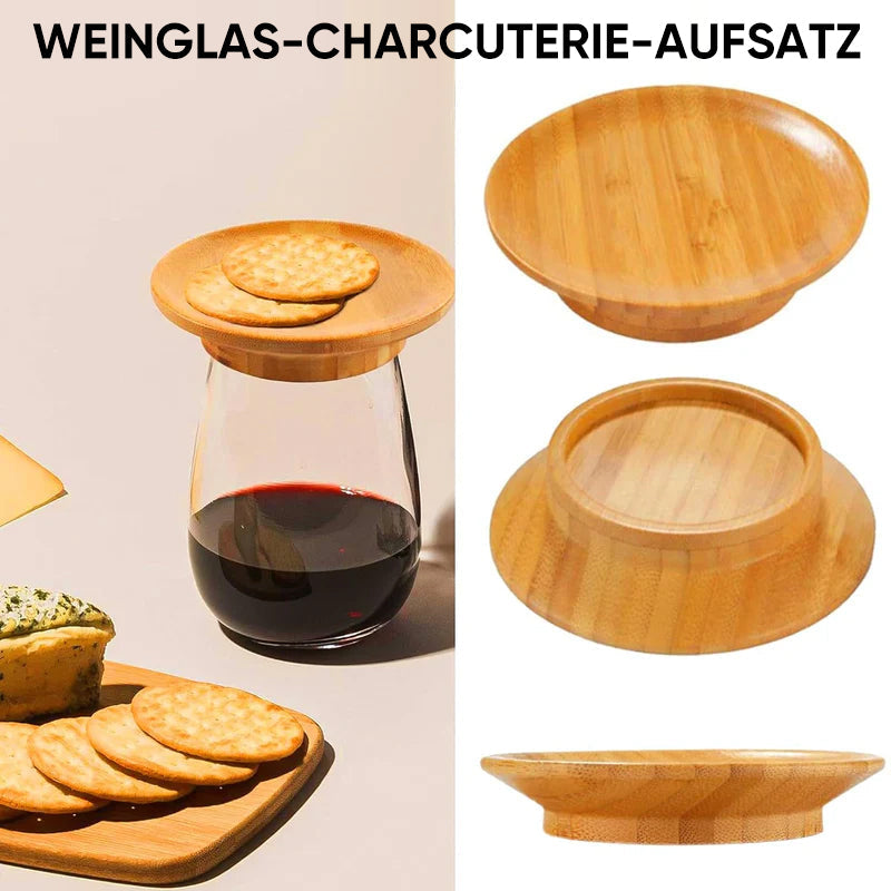 Perfekter Genuss™️ - Weinglas-Charcuterie-Topper | 2+2 GRATIS