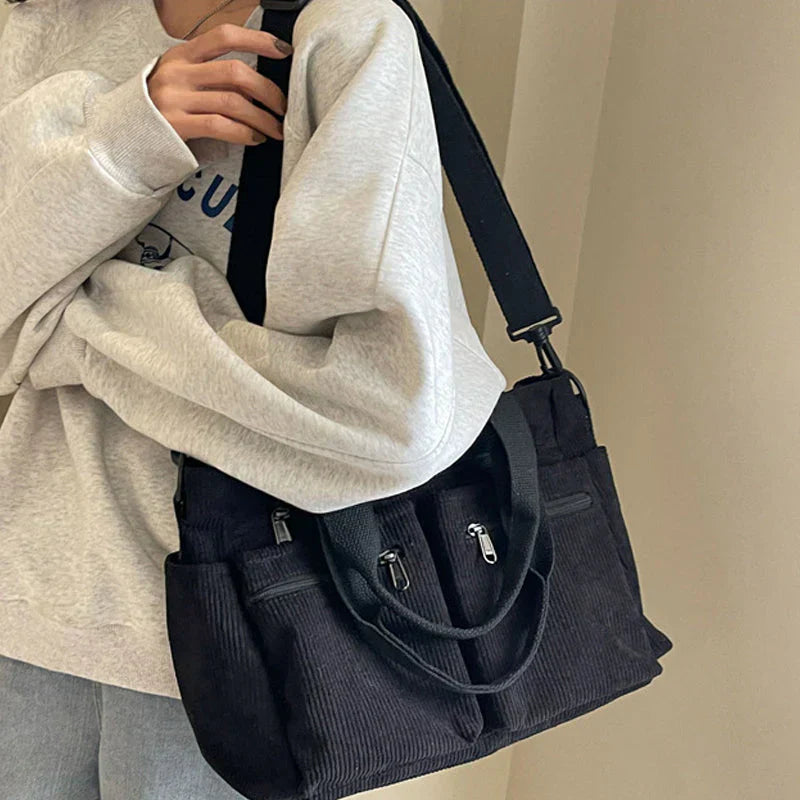 Adelina - Urban Cord-Tasche | 50% RABATT