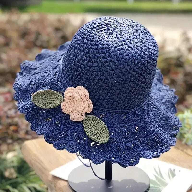 SunCharm™ – Eleganter Häkel-Strohhut mit Sonnenschutz 1 Größe | 1+1 GRATIS