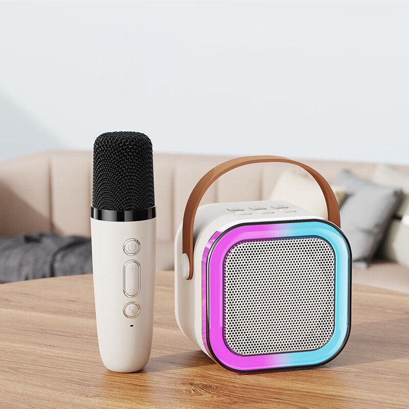 Mini Karaoke System mit drahtlosen Mikrofonen
