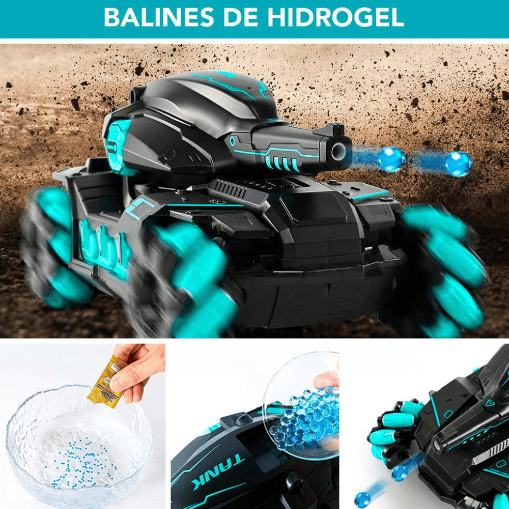 PowerPanzer  - Hydrogel-Geschosswerfer mit Bewegungssensor und Anleitung