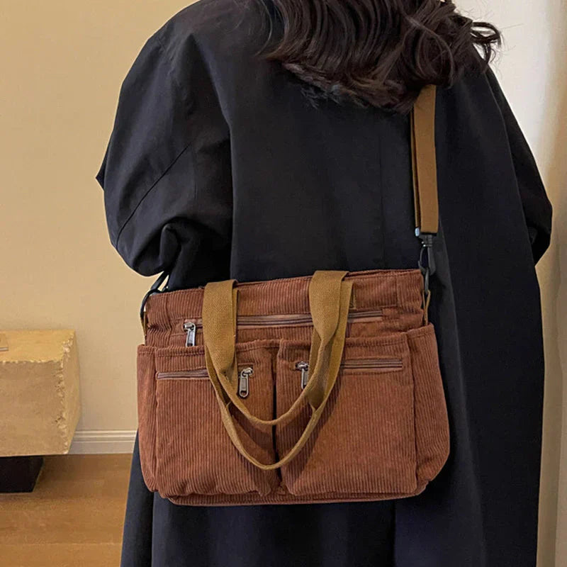 Adelina - Urban Cord-Tasche | 50% RABATT