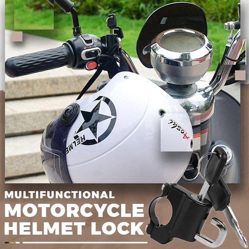 Multifunktionales Motorradhelm-Sicherheitsschloss