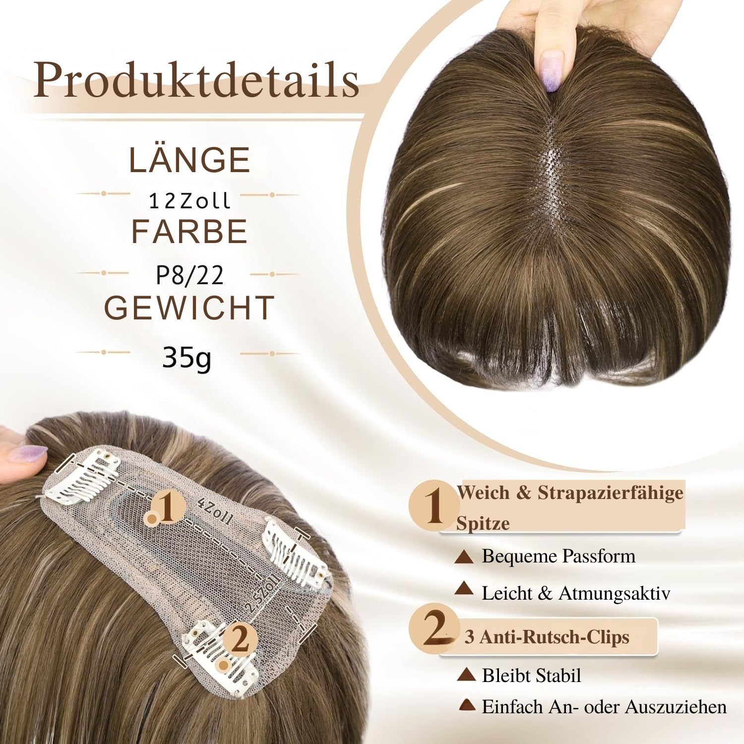 InstaFringe™ – Clip-In Pony für Natürliches Volumen | 50% RABATT