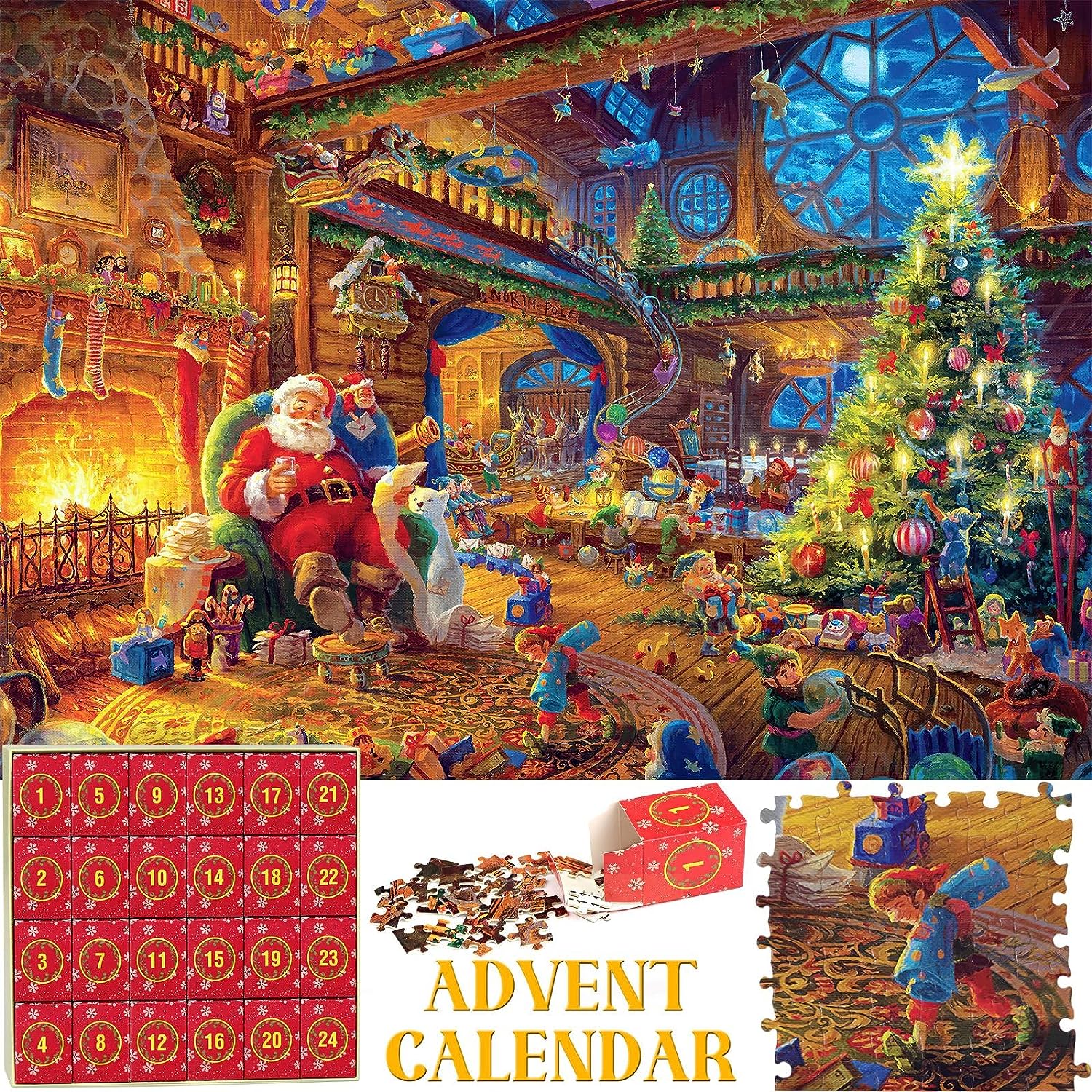 Ocerar™ Adventskalender Weihnachtspuzzle | 50% RABATT