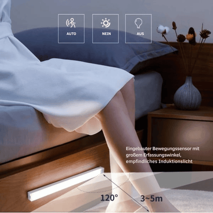 GlowSense – LED-Lichtleiste mit Bewegungssensor | 1+2 GRATIS