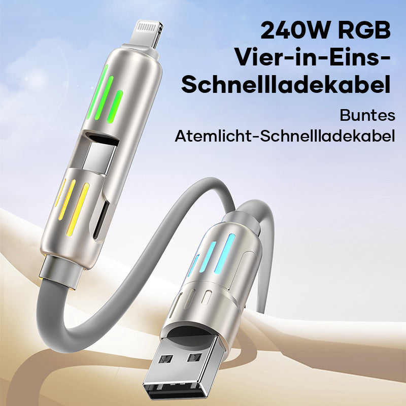 240W 4-in-1 USB-C-Kabel | 50% RABATT