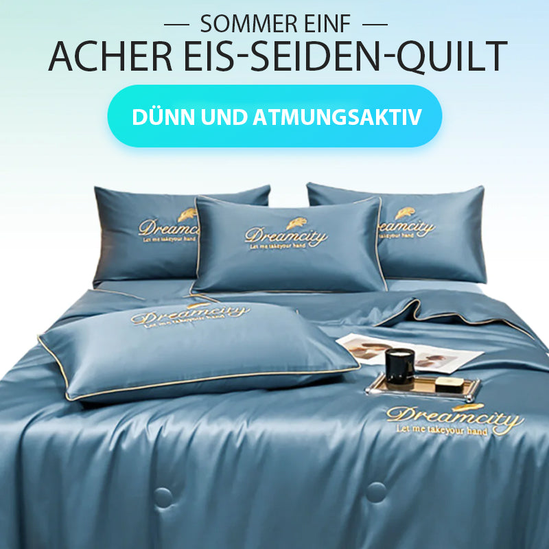 Sommer Einfacher Eis-Seiden-Quilt